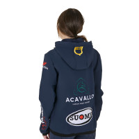 Casaco Softshell Equestro New Style Multilogo Blazer marinho Azul-marinho Casaco Softshell Equestro New Style Multilogo Blazer marinho Azul-marinho