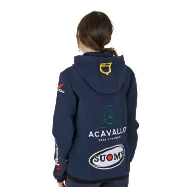 Casaco Softshell Equestro New Style Multilogo Blazer marinho Azul-marinho