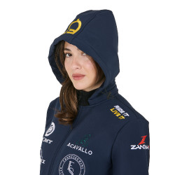 Casaco Softshell Equestro New Style Multilogo Blazer marinho Azul-marinho