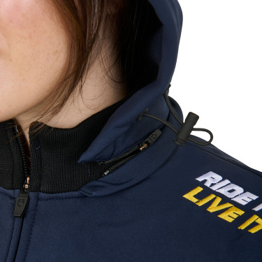 Casaco Softshell Equestro New Style Multilogo Blazer marinho Azul-marinho