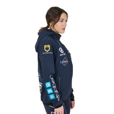 Casaco Softshell Equestro New Style Multilogo Blazer marinho Azul-marinho