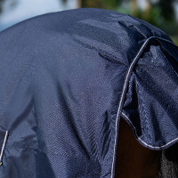 Manta de paddock Imperial Riding Basic com pescoço alto 200 g Marinho Azul-marinho