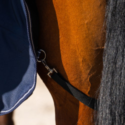 Manta de paddock Imperial Riding Basic com pescoço alto 200 g Marinho Azul-marinho Manta de paddock Imperial Riding Basic com pescoço alto 200 g Marinho Azul-marinho