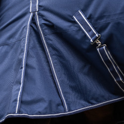 Cobertor de paddock Imperial Riding Basic com pescoço removível 200 g Marinho Azul-marinho Cobertor de paddock Imperial Riding Basic com pescoço removível 200 g Marinho Azul-marinho