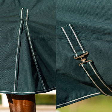 Manta de paddock Imperial Riding Basic com pescoço removível 300 g Verde