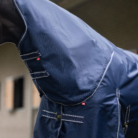 Capa de paddock Imperial Riding Basic com pescoço removível 400 g Marinho Azul-marinho Capa de paddock Imperial Riding Basic com pescoço removível 400 g Marinho Azul-marinho