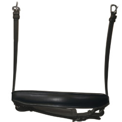 Muserolle Dressage large Flags & Cup Noir