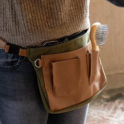 Bolsa de Cintura Grooming Deluxe by Kentucky Canvas para Trançar Caqui Kaki Bolsa de Cintura Grooming Deluxe by Kentucky Canvas para Trançar Caqui Kaki
