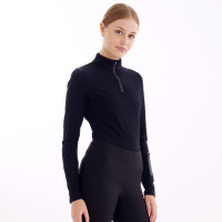 Top Euro-Star Ava mulher de mangas compridas Preto Top Euro-Star Ava mulher de mangas compridas Preto