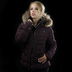 Parka feminina RAUMA Flags & Cup Ameixa Violeta