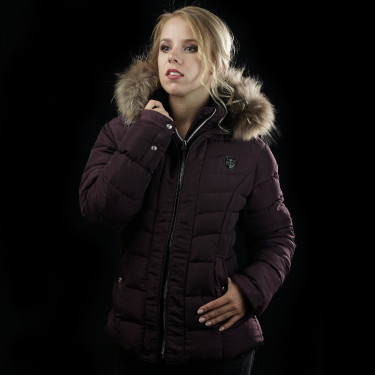 Parka feminina RAUMA Flags & Cup Ameixa Violeta