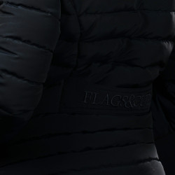 Parka feminina RAUMA Flags & Cup Preto