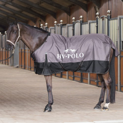 Manta de paddock HV Polo Essential 200g 600D Pedra Cinzento Manta de paddock HV Polo Essential 200g 600D Pedra Cinzento