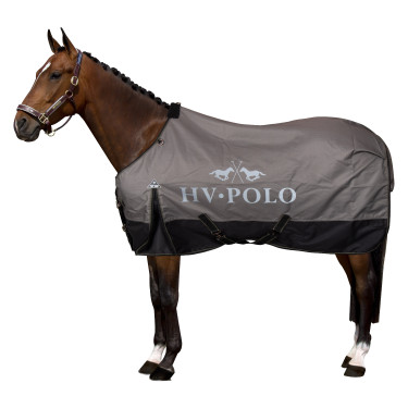 Manta de paddock HV Polo Essential 200g 600D Pedra Cinzento Manta de paddock HV Polo Essential 200g 600D Pedra Cinzento