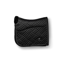Manta de dressage Equestrian Stockholm em pelo sintético Crystal Preto Manta de dressage Equestrian Stockholm em pelo sintético Crystal Preto