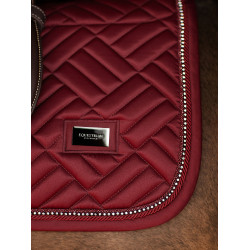 Sela Equestrian Stockholm Jumping com falso pelo de carneiro Crystal Bordéus Bordô Sela Equestrian Stockholm Jumping com falso pelo de carneiro Crystal Bordéus Bordô