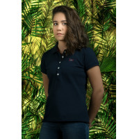 Polo feminino COATA Flags & Cup Azul-marinho Polo feminino COATA Flags & Cup Azul-marinho