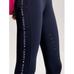 Legging de equitação Tommy Hilfiger Equestrian Rome feminino full grip Céu do deserto Azul Legging de equitação Tommy Hilfiger Equestrian Rome feminino full grip Céu do deserto Azul