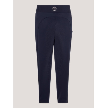 Legging de equitação Tommy Hilfiger Equestrian Rome feminino full grip Céu do deserto Azul Legging de equitação Tommy Hilfiger Equestrian Rome feminino full grip Céu do deserto Azul