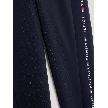 Legging de equitação Tommy Hilfiger Equestrian Rome feminino full grip Céu do deserto Azul Legging de equitação Tommy Hilfiger Equestrian Rome feminino full grip Céu do deserto Azul