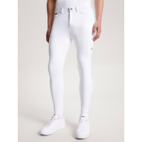 Calças de equitação Tommy Hilfiger Equestrian todas as estações Geneva com grip nos joelhos para homem Branco óptico