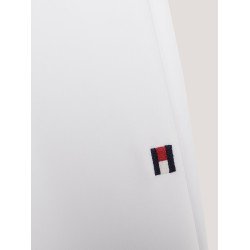 Calças de equitação Tommy Hilfiger Equestrian todas as estações Geneva com grip nos joelhos para homem Branco óptico