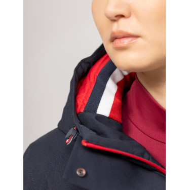 Parka longa Tommy Hilfiger Equestrian Oregon mulher Céu do deserto Azul Parka longa Tommy Hilfiger Equestrian Oregon mulher Céu do deserto Azul