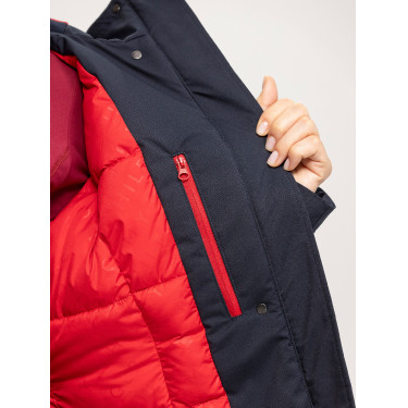 Parka longa Tommy Hilfiger Equestrian Oregon mulher Céu do deserto Azul Parka longa Tommy Hilfiger Equestrian Oregon mulher Céu do deserto Azul