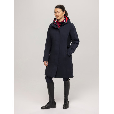 Parka longa Tommy Hilfiger Equestrian Oregon mulher Céu do deserto Azul Parka longa Tommy Hilfiger Equestrian Oregon mulher Céu do deserto Azul