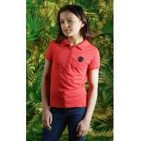 Pólo infantil COPERNA Flags & Cup Coral Vermelho Pólo infantil COPERNA Flags & Cup Coral Vermelho