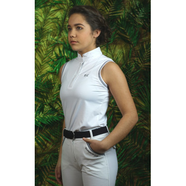 Polo SANTANA feminino sem mangas Flags & Cup Polo SANTANA feminino sem mangas Flags & Cup