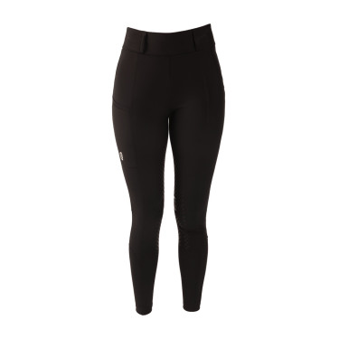 Legging de equitação Kentucky Classic Full Grip feminino Preto
