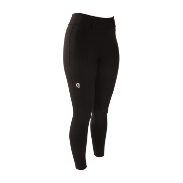 Legging de equitação Kentucky Classic Full Grip feminino Preto