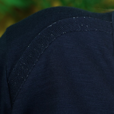 T-shirt femme PIURA Flags & Cup Bleu marine