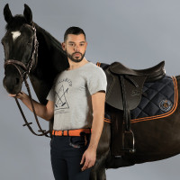 T-shirt masculino ACAPULCO Flags & Cup Cinza mesclado Cinzento