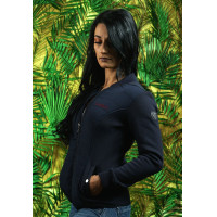 Casaco feminino HOSSA Flags & Cup Azul-marinho Casaco feminino HOSSA Flags & Cup Azul-marinho