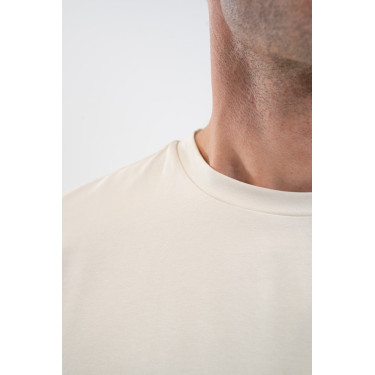 T-shirt SG x Harcour Lucky de mangas curtas Linho Bege T-shirt SG x Harcour Lucky de mangas curtas Linho Bege