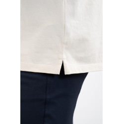 T-shirt SG x Harcour Lucky de mangas curtas Linho Bege T-shirt SG x Harcour Lucky de mangas curtas Linho Bege