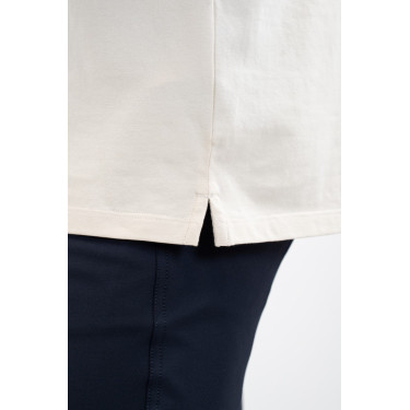 T-shirt SG x Harcour Lucky de mangas curtas Linho Bege T-shirt SG x Harcour Lucky de mangas curtas Linho Bege