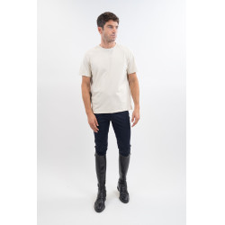 T-shirt SG x Harcour Lucky de mangas curtas Linho Bege T-shirt SG x Harcour Lucky de mangas curtas Linho Bege