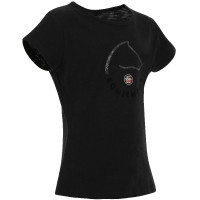T-shirt infantil EQUITHÈME “Claire” Preto