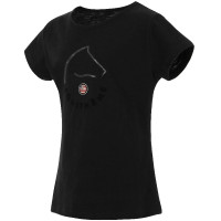 T-shirt infantil EQUITHÈME “Claire” Azul Mônaco