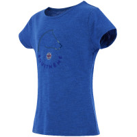 T-shirt infantil EQUITHÈME “Claire” Azul Mônaco