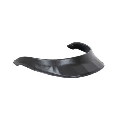 Viseira de couro para capacete NACA Preto