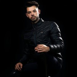 Casaco leve masculino RESO Flags & Cup Azul-marinho Casaco leve masculino RESO Flags & Cup Azul-marinho