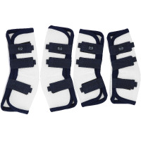 Polainas anti-moscas Riding World em conjunto de 4 Branco