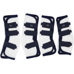 Polainas anti-moscas Riding World em conjunto de 4 Branco