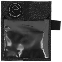 Porta-cartões Je t'aime Equithème Preto