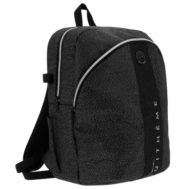 Mochila Je t'aime Equithème Preto