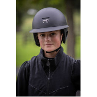 Capacete Penélope viseira longa Preto fosco